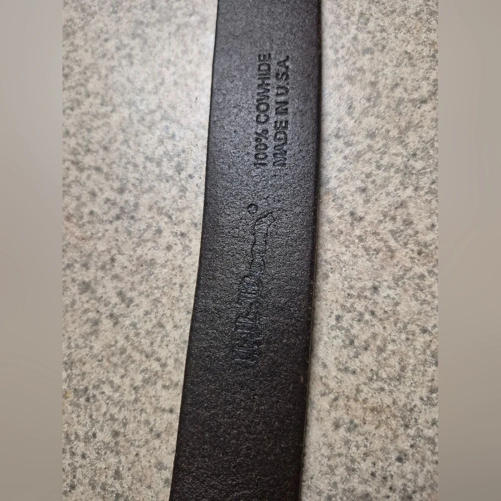 Classic Dark Brown Leather Belt